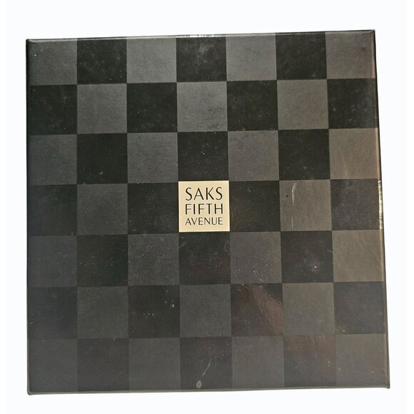 Saks Fifth Avenue Crystal Bottle Stoppers w Original Box - Picture 13 of 13